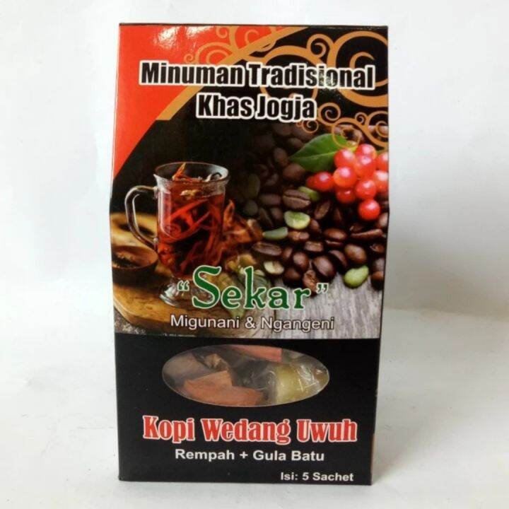 Sekar Kopi Wedang Uwuh Kualitas Premium Isi Sachet Rempah Gula