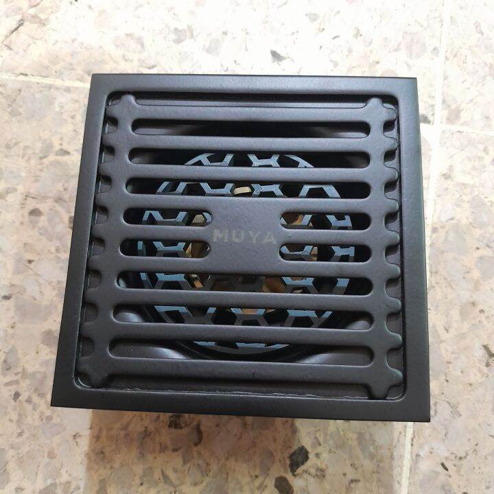 Saringan Got Hitam Stainless Tile Insert Anti Banjir Anti Serangga