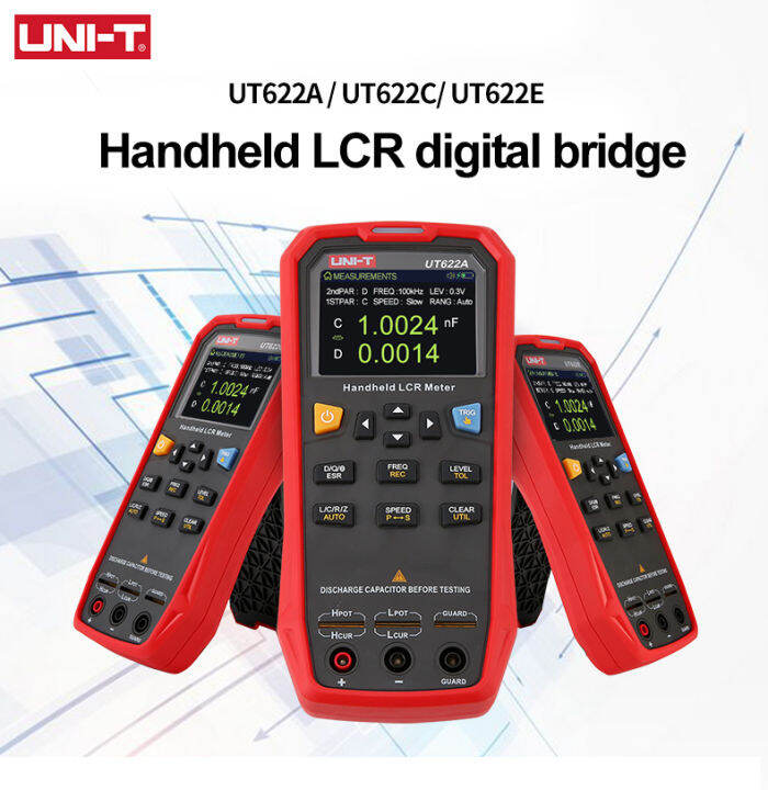 Ready StockUNI T UT622A UT622C UT622E High Precision LCR Meter