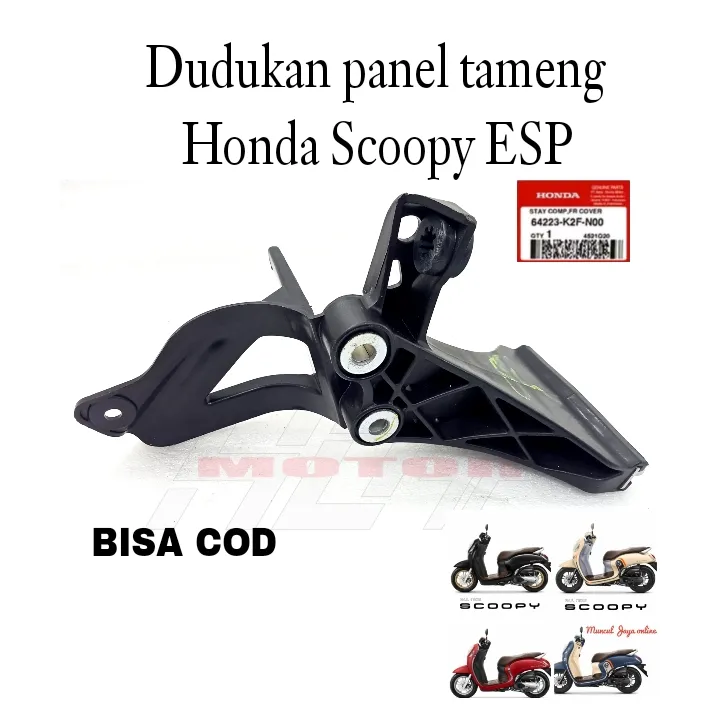 Dudukan Cover Panel Tameng Depan K2F Honda Scoopy Fi ESP 2020 2022