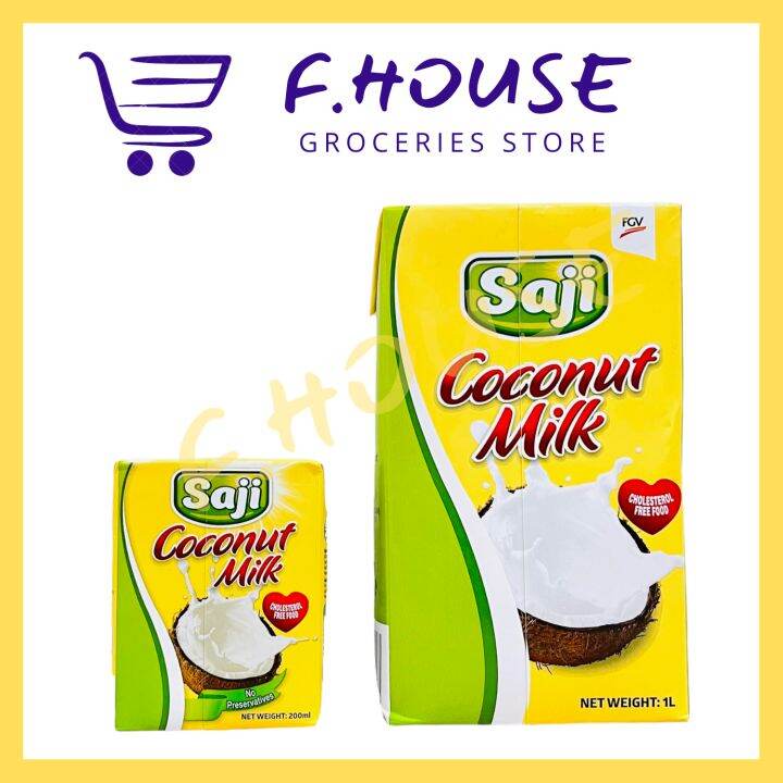 Saji Santan Kelapa Coconut Milk 200ml 1000ml Lazada