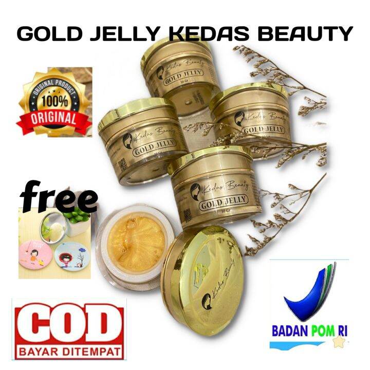 Gold Jelly Kedas Beauty Ori Bpom Free Cermin Lazada Indonesia