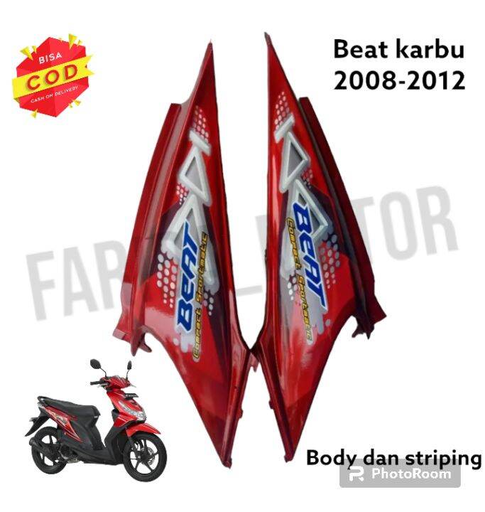 Cover Body Sayap Kanan Kiri Honda Beat Carbu Bodi Kanan Kiri Beat Karbu