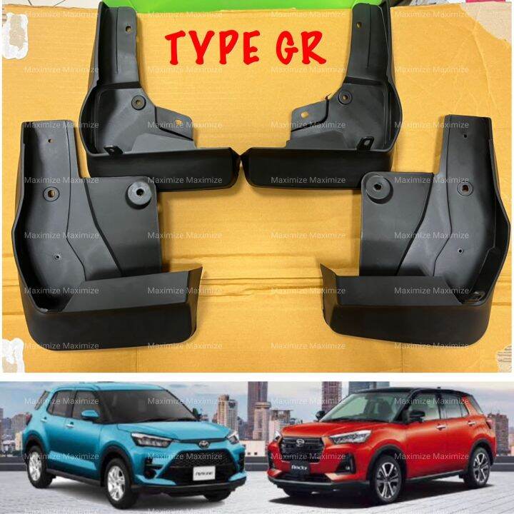 Mud Guard Karpet Lumpur Toyota Raize Type Gr Sport E Lazada