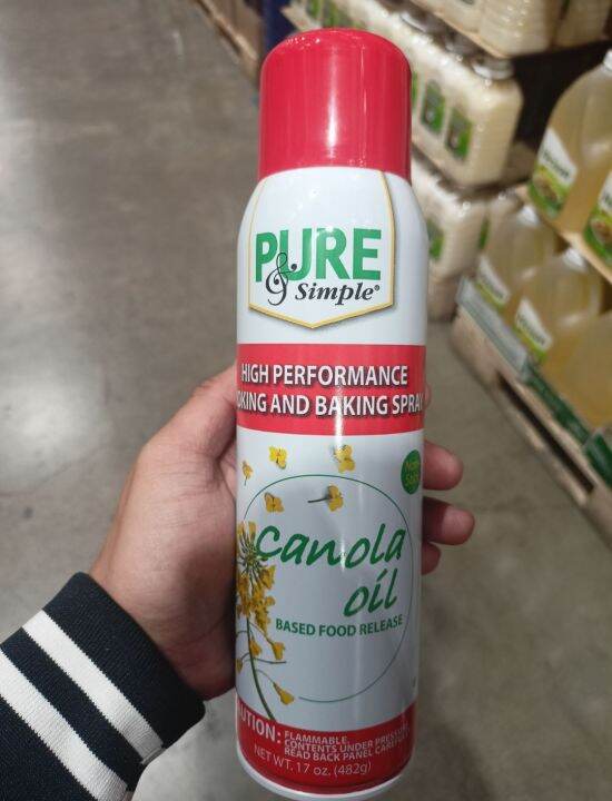 Pure Simple Canola Oil Cooking Baking Spray 482grams Lazada PH