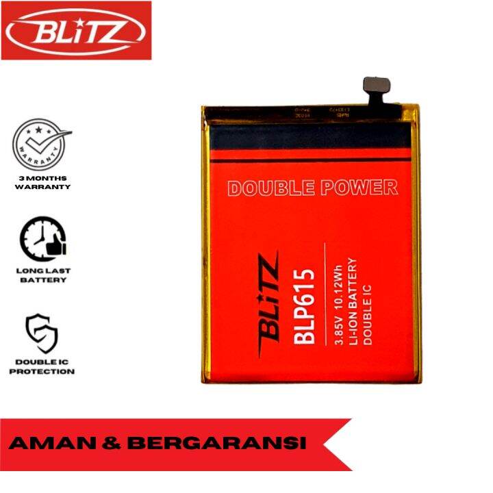 BLiTZ Baterai BLP 615 BLP615 BLP 615 Neo 9 A37 A37F Double Power