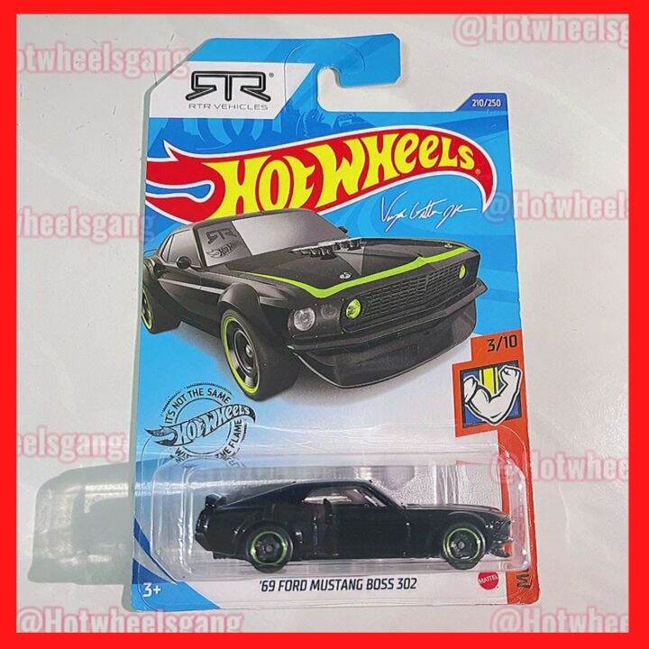 Hot Wheel Ford Mustang Boss 302 1969 RTR Vehicles Collections Vaughn