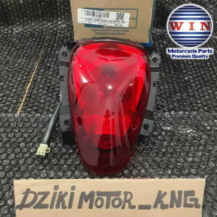 Stoplamp Lampu Belakang Honda Scoopy Karbu Kyt Merek Win Lampu Rem