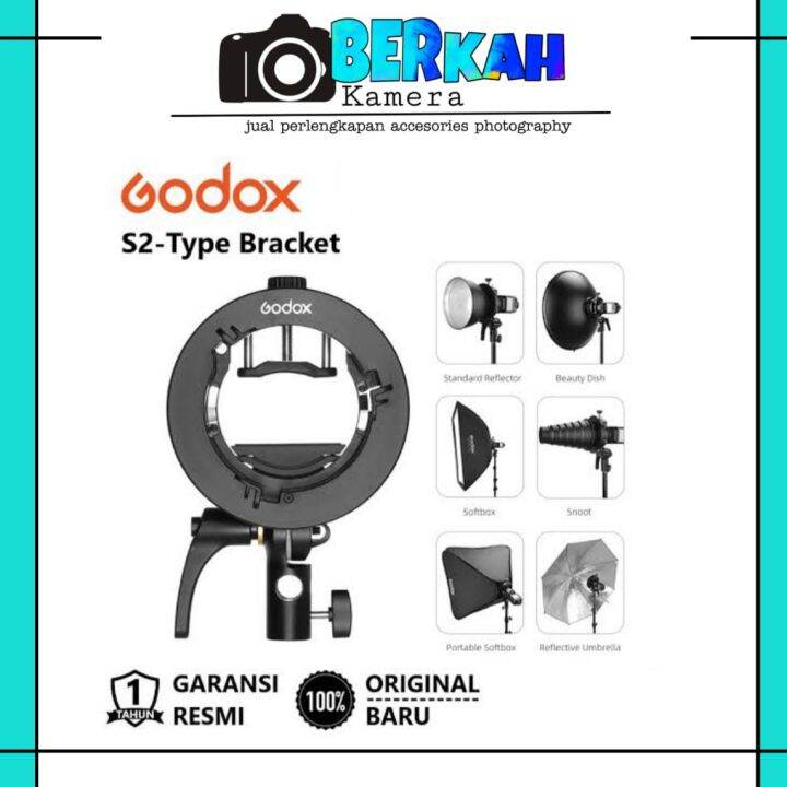 Godox S2 Type Bracket Bowens Mount Flash Speedlite Holder Lazada