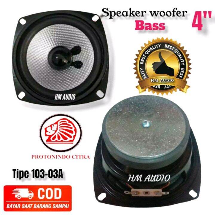 Speaker 4 Inch Speaker Woofer 4 Inch Magnet Besar Lazada Indonesia