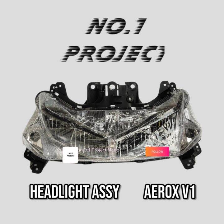 Headlight Assy Aerox V1 Lazada PH