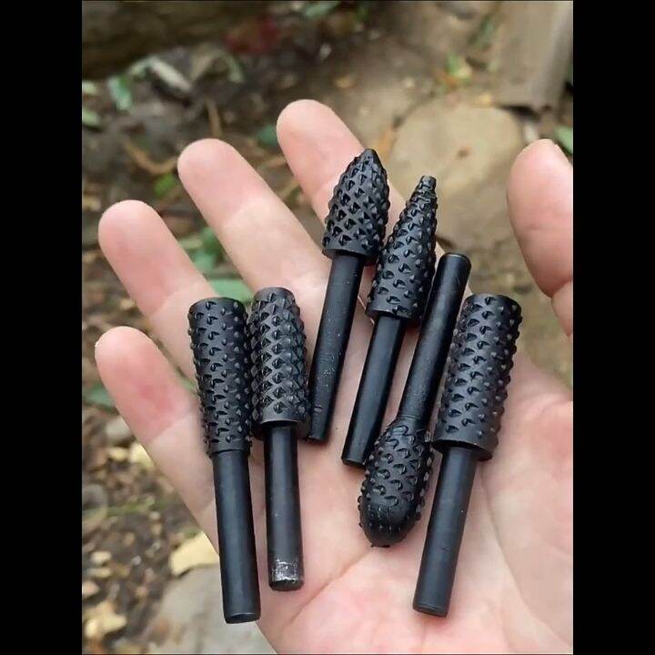 5pcs Steel Rotary Rasp File Burr Drill 1 4 Shank Rotary Craft Files