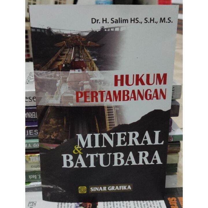 Hukum Pertambangan Mineral Dan Batubara Lazada Indonesia