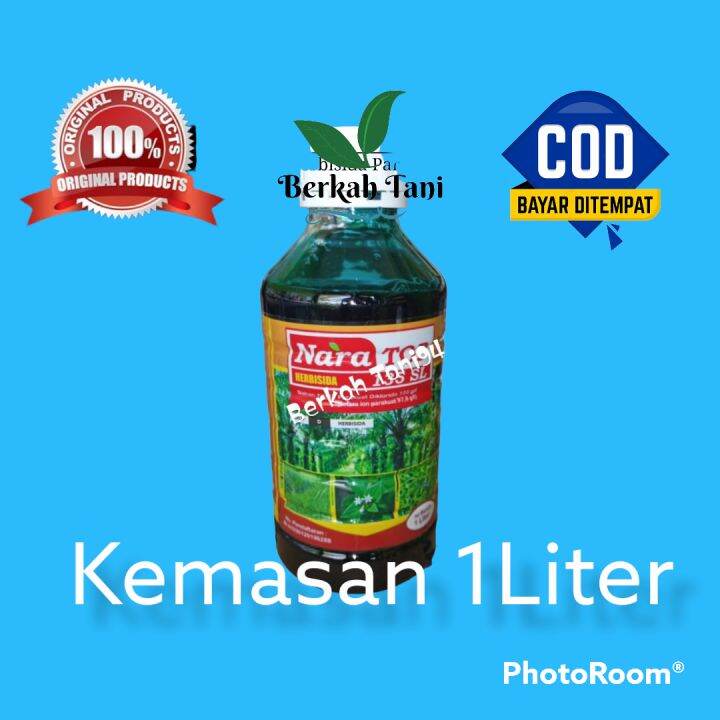 Herbisida Nara Top Sl Kemasan Liter Herbisida Kontak Non Selektif