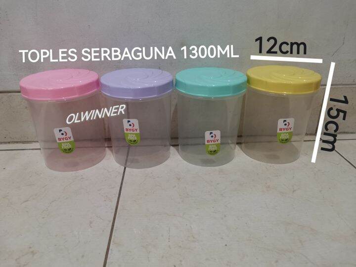 Toples Bulat Putar Biggy Ml Toples Kue Kering Toples