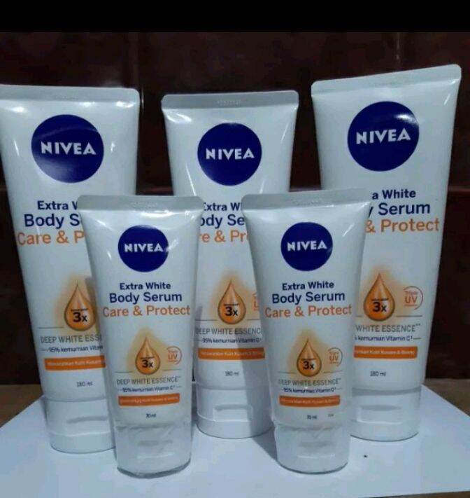 Nivea Body Serum Care Protect 180 Ml Lazada Indonesia