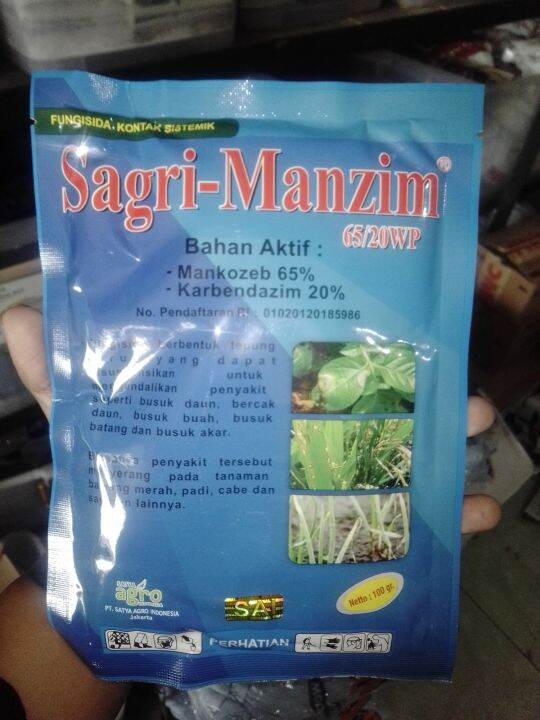 Sagri Manzim 100gr Fungisida Pestisida Obat Pertanian Dan Obat Sawah