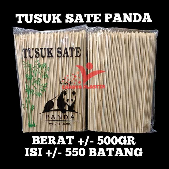 Tusuk Sate Serba Guna Panjang 20cm Tusuk Sate Panda 500gram Tusuk