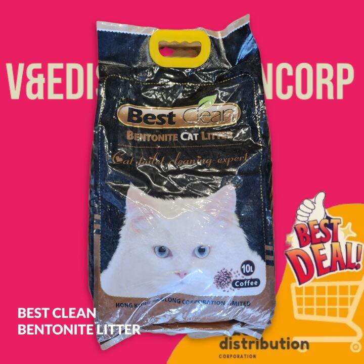 Best Clean L Bentonite Cat Litter Sand Coffee Scent Lazada Ph