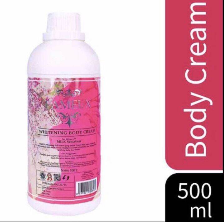 Fameux Whitening Body Cream 500ml Lazada Indonesia