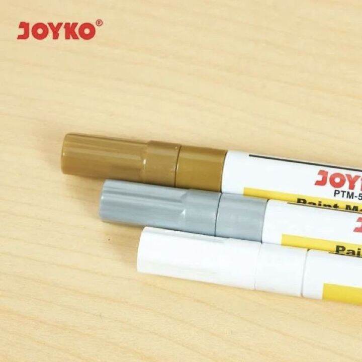 Joyko Spidol Permanen Serbaguna Ptm Paint Marker Putih Silver