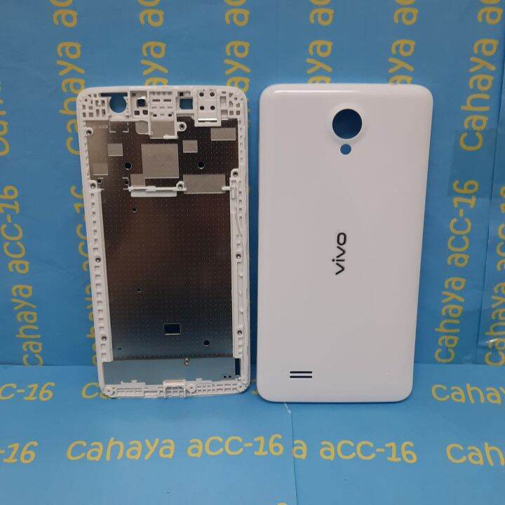 Casing Housing Vivo Y21 Fullset Backdoor Flus Frame Tombol On Off