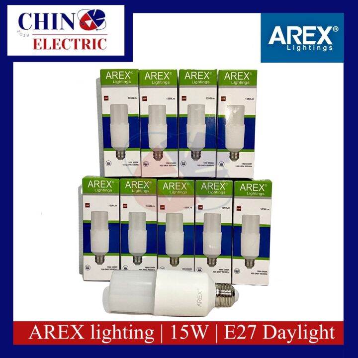 AREX LIGHTING E27 LED Stick Bulb 15W Mentol Lampu Day Light 6500K 100