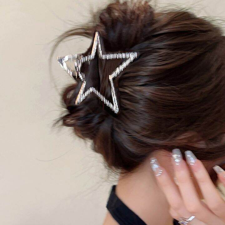 Maidu Jewelry Pentagram Hair Clip For Women Latest Fashion Five Pointed