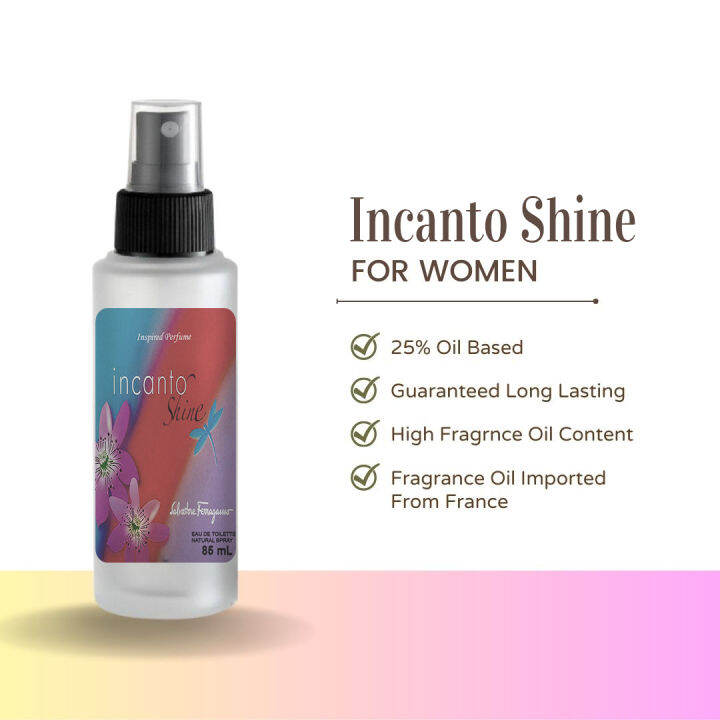 Incanto Shine Inspired Oilbased Perfume For Women Lazada Ph