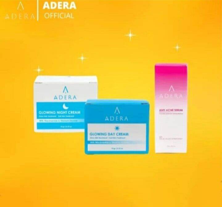 Adera Cream Serum Day Night Anti Acne Serum Adera Lazada Indonesia