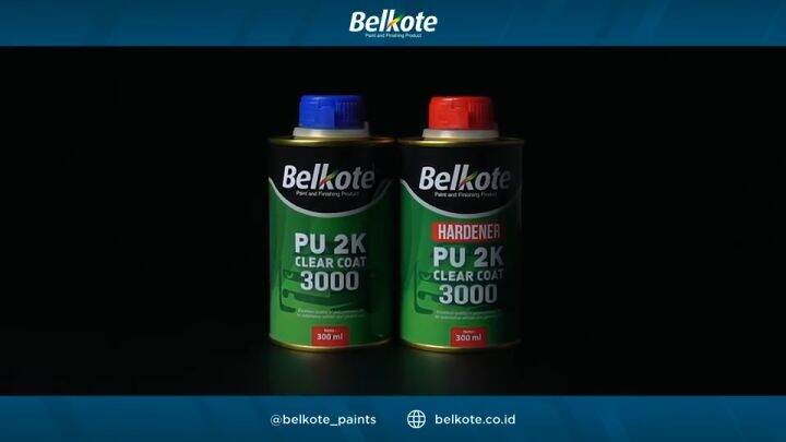 Belkote PU 2K Clear Coat 3000 Clear Belkote 3000 600 Ml Set Lazada