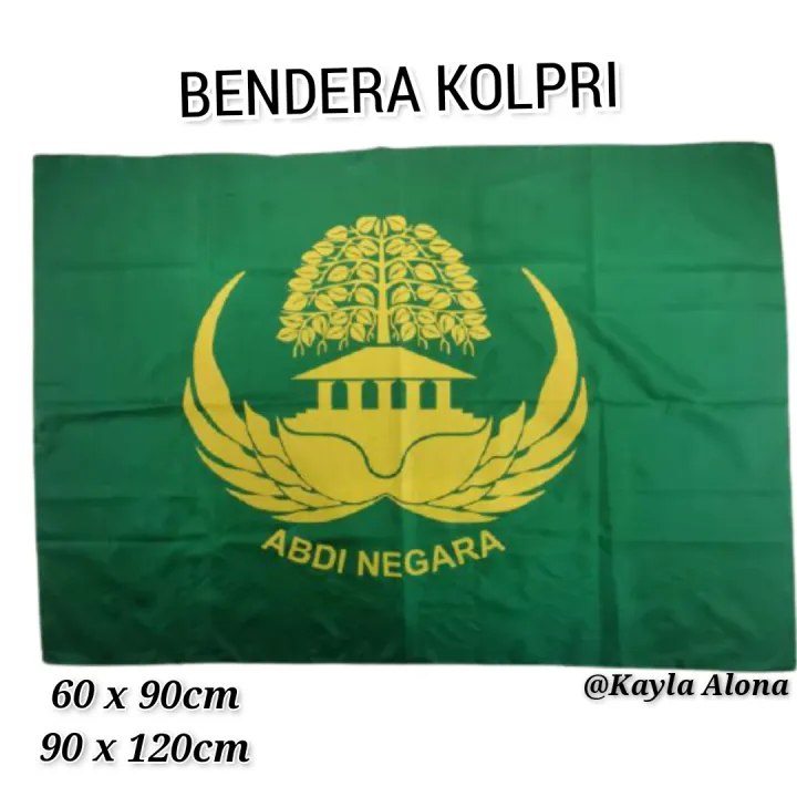 Bendera Korpri Pales Satin Lazada Indonesia