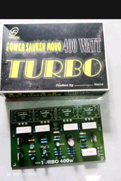 Kit Driver Turbo Power Amplifier Mono W Safari Mono Vacco Lazada