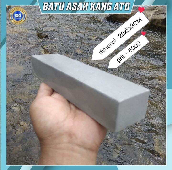 Batu Asah Kang Ato Batu Asahan Pengasah Pisau Grit 8000 Super