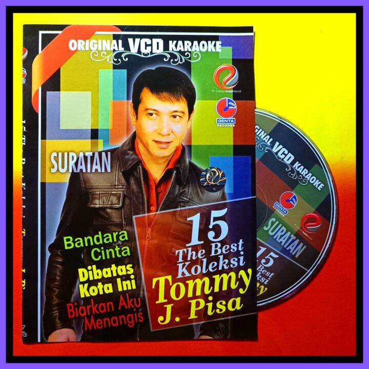 KASET VCD ORIGINAL KARAOKE 15 LAGU POP KENANGAN INDONESIA ALBUM TOMMY J