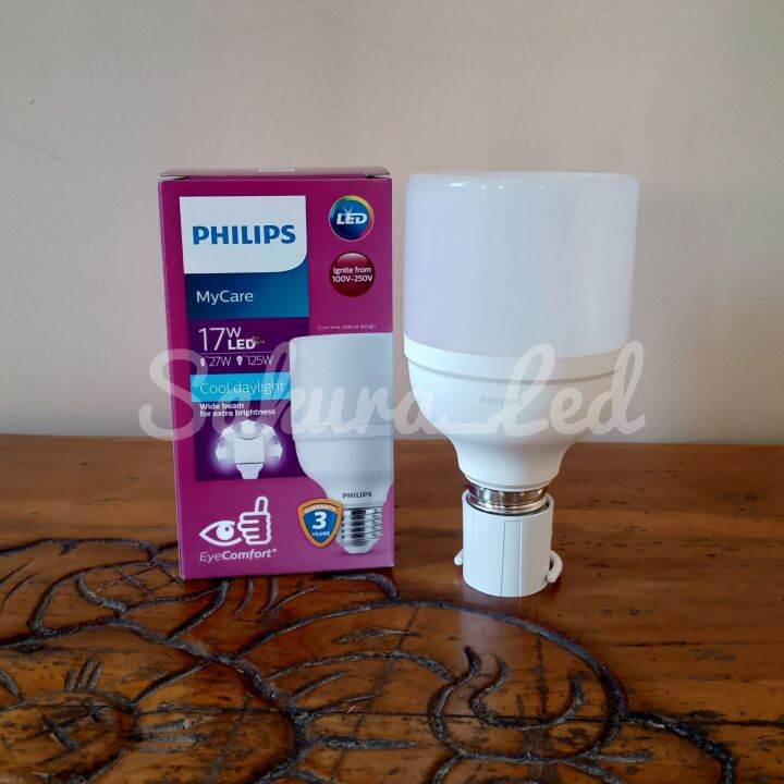 Lampu LED Philips Bright 17 Watt Cahaya Putih Lampu Philips LED Bright