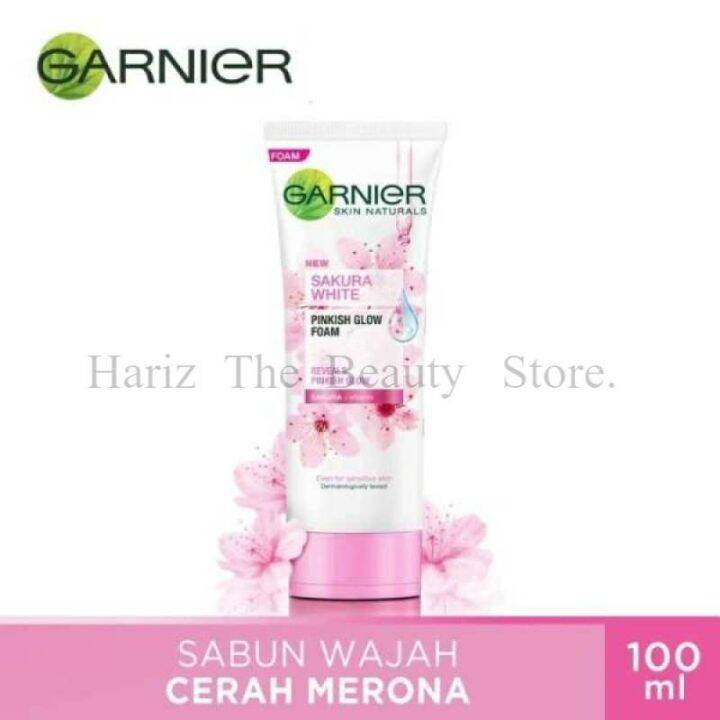 Garnier Sakura White Pinkish Glow Foam Sabun Cuci Muka Ml Lazada