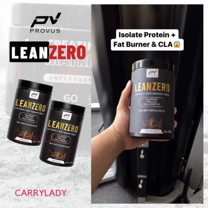 Provus Lean Zero Isolate 1 Lbs Whey Protein Fat Burner Lost Weight