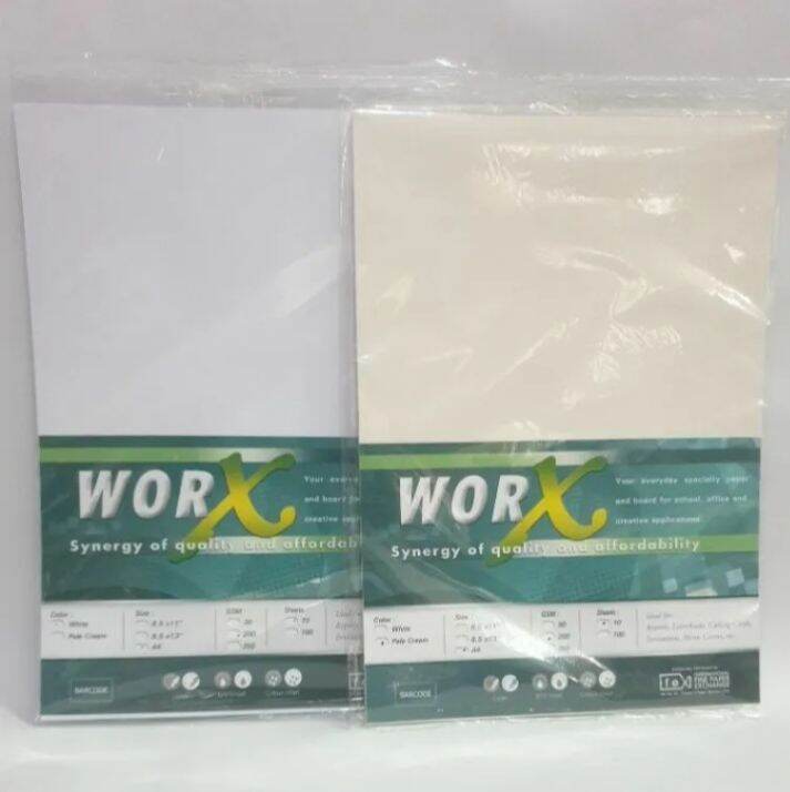 Worx Specialty Board Paper Available Cream White Long Gsm Sheets