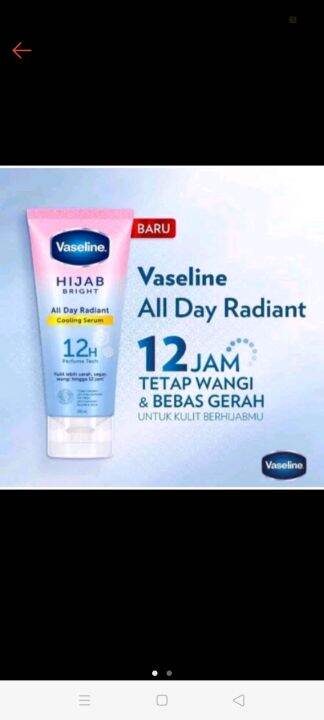 Vaseline Hijab Bright Ml Lazada Indonesia