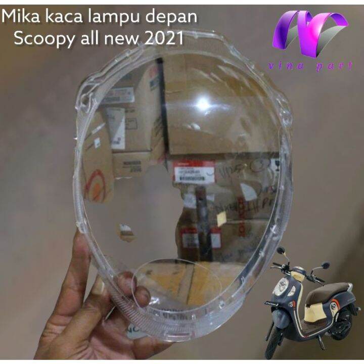 Mika Kaca Lampu Reflektor Depan Honda Scoopy Eps New 2021 Original Atau