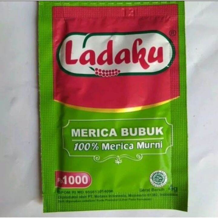 LADAKU ORIGINAL MERICA BUBUK MASAK 4GR 100 Murni Lazada Indonesia