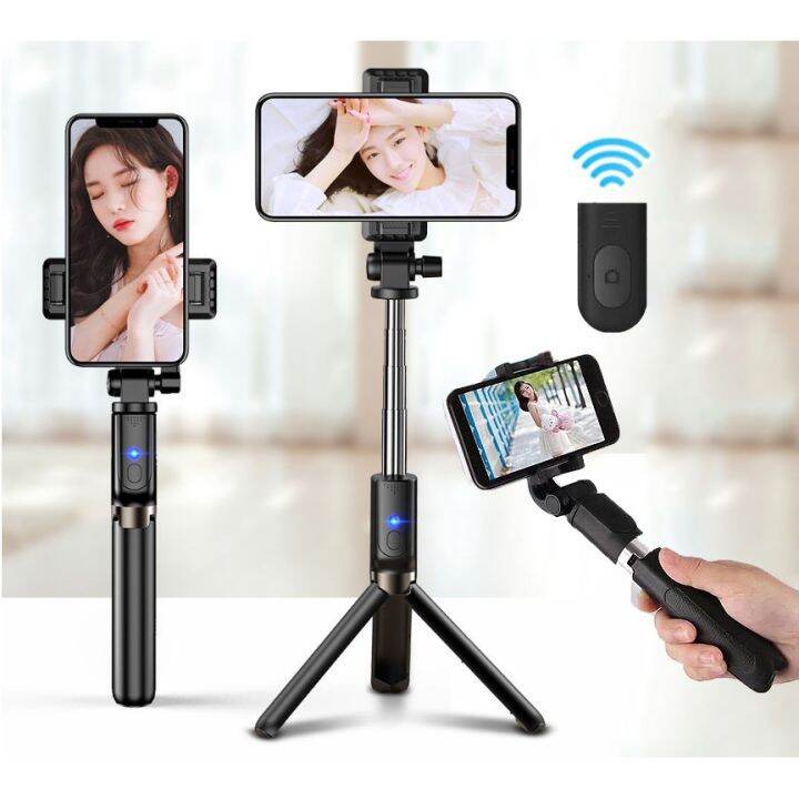 Bluetooth Slefie Stick Rotate In Bluetooth Selfie Stick