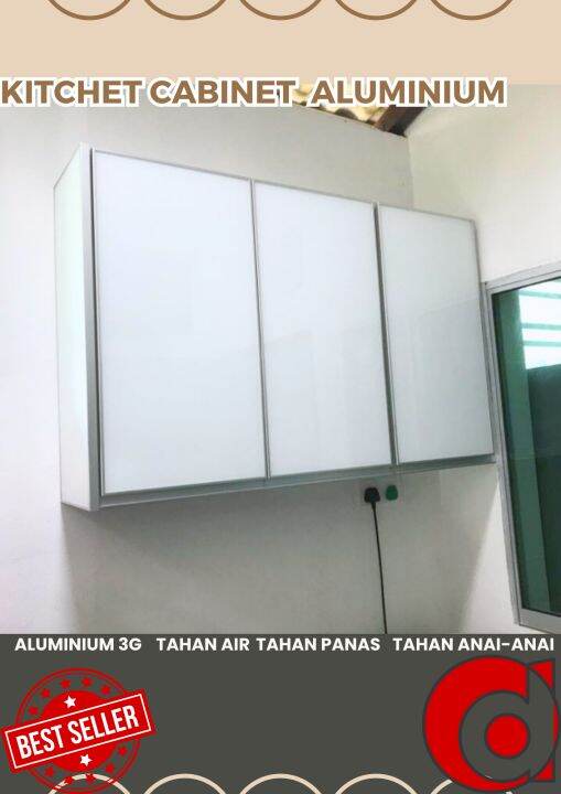 Kitchen Cabinet Aluminium Gantung Kabinet Dapur Aluminium G Lazada