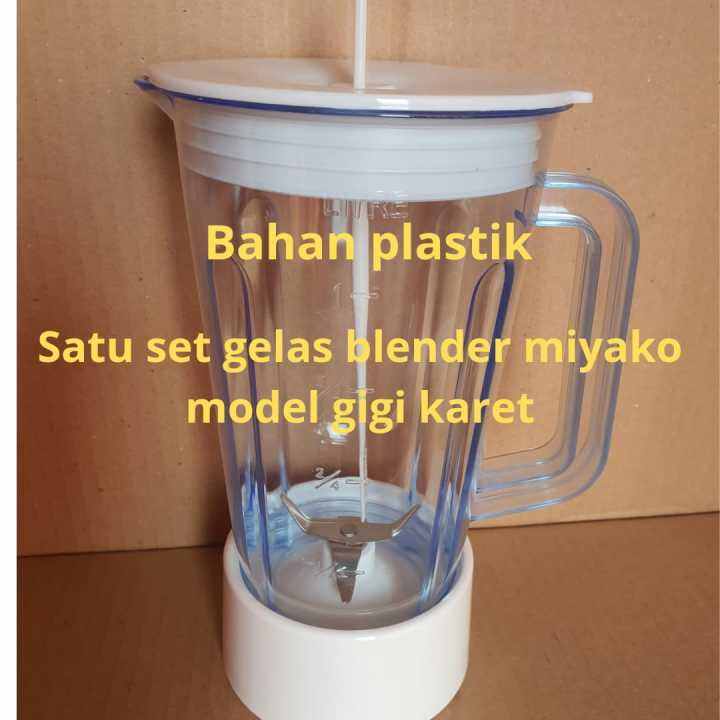 Set Gelas Blender Miyako Model Gigi Karet Lazada Indonesia