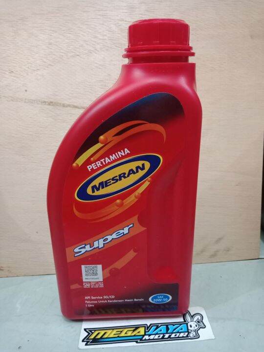 Oli Pertamina Mesran Super Sae W Liter Lazada Indonesia