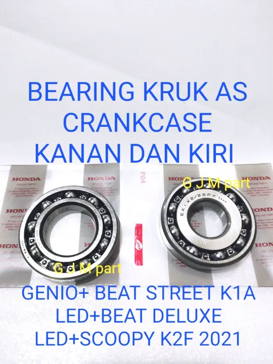 Bearing Kruk As Klaher As Bandul Crank Shaft Honda Genio Beat Street