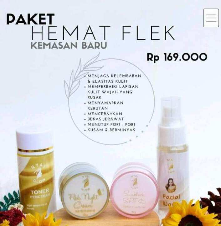 Nyai Glow Skincare Paket Flek Aman Lazada Indonesia