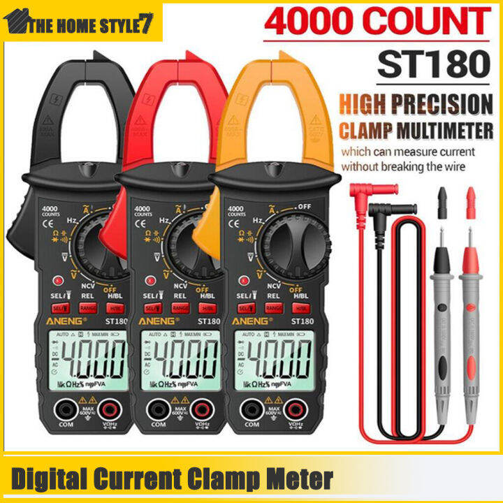 UpdateST180 4000 Count Digital Current Clamp Meter NCV Multimeter