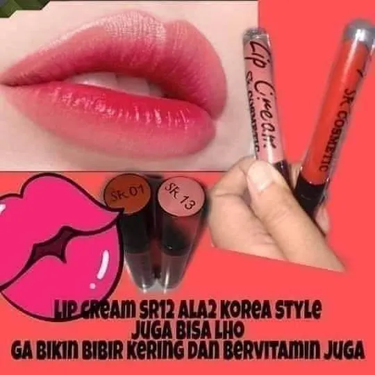 Lip Cream Sr Lip Matte Sr Aman Halal Bpom Lazada Indonesia